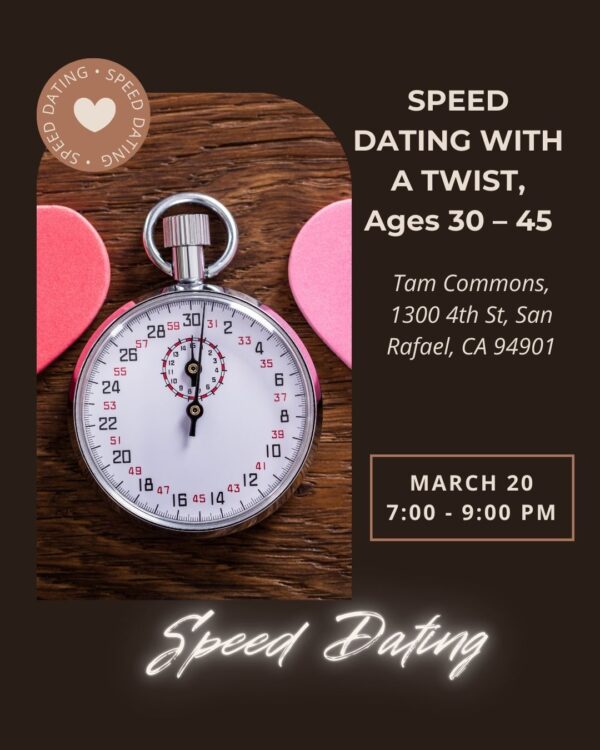 Last Minute SPEED DATING WITH A TWIST, Ages 30 - 45--SOLD OUT WOMEN