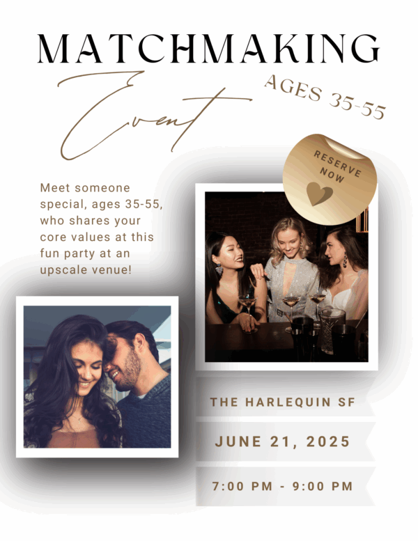 MATCHMAKING PARTY, AGES 35-55