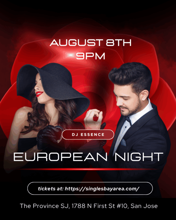Last Minute EUROPEAN NIGHT with DJ ESSENCE