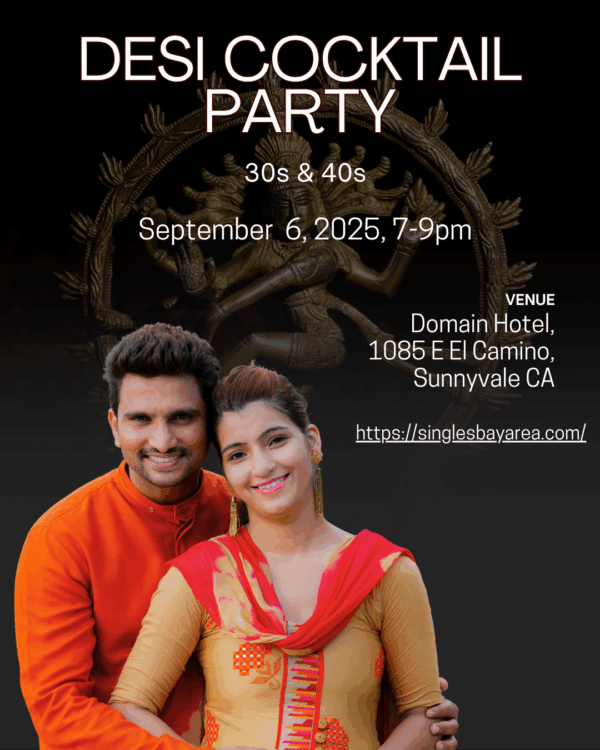 Early Bird DESI COCKTAIL PARTY 30s & 40s