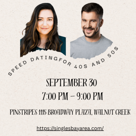 Early Bird Speed dating 40s and 50s Walnut Creek