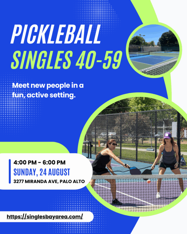 Early Bird PICKLEBALL SINGLES MIXER, AGES 40-59