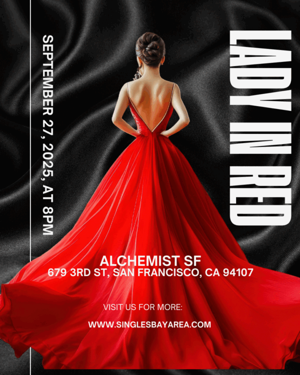 Last Minute Lady in Red - DJ dance party, ages 21- 49