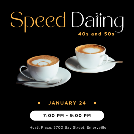 Early Bird EAST BAY SPEED DATING FOR 40s/50s