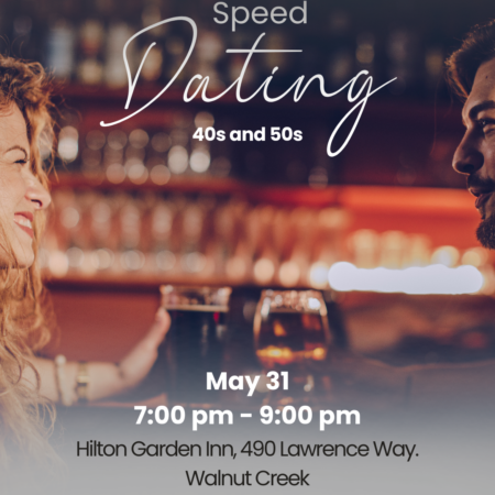 Early Bird WALNUT CREEK SPEED DATING , 40S/50S--SOLD OUT WOMEN