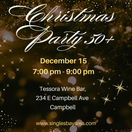 Early Bird CHRISTMAS PARTY FOR 50+