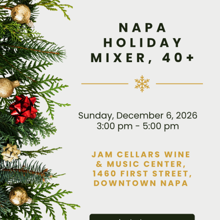 Early Bird NAPA HOLIDAY MIXER, 40+