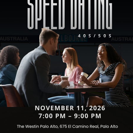 Early Bird SILICON VALLEY SPEED DATING, 40s/50s
